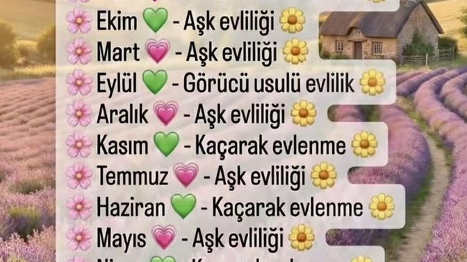 Dogum ayına göre evlilik 👰🏻‍♀️🫶🏼🤵🏻türün nasıl olacak, nasıl bir evlilik seni bekliyor?