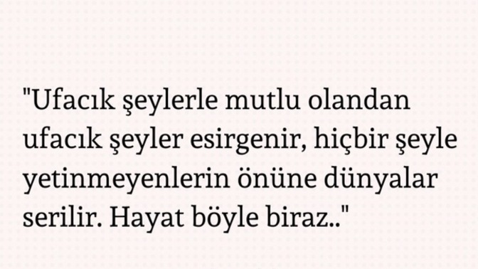 Zaman aza kanaat etmeyenlerin zamanı mı?
