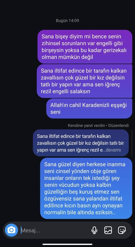 Bazı insanlar gerçekten bu konuşmadan anlıyor değer verince kendilerini çok önemli biri sanıyorlar?