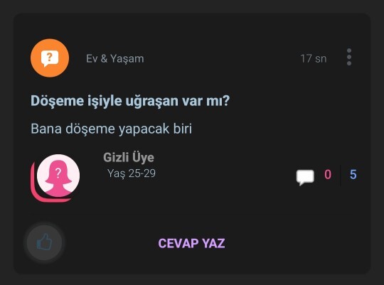 Döşemeye gider misiniz?
