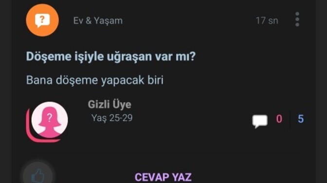 Döşemeye gider misiniz?