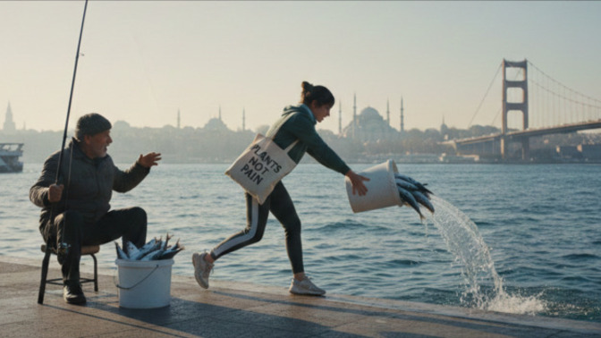 İstanbul'da balıkçının kovasındaki balıkları denize atan vegan kadın sizce haklı mı, haksız mı?