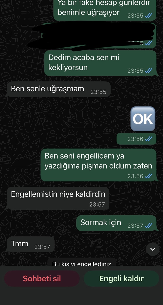 Eski sevgilim çok ukala değil mi ya?