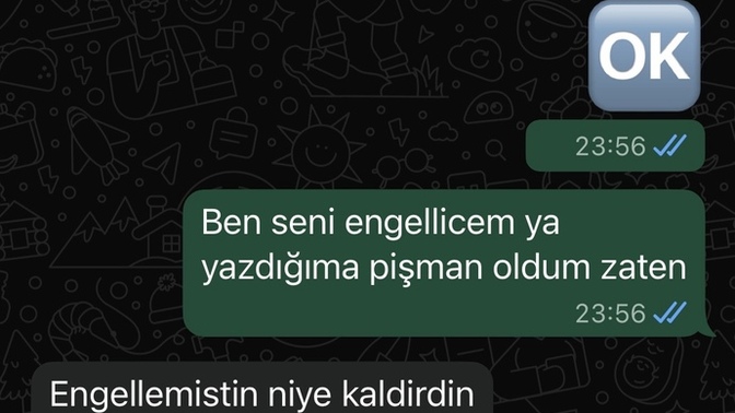 Eski sevgilim çok ukala değil mi ya?