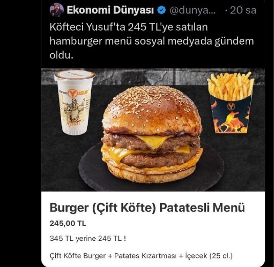 Hiç köfteci Yusufdan birseyler yediniz mi?