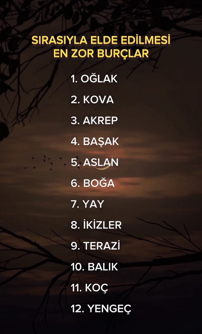 Elde Edilmesi En Zor Burçlar Hangisidir Sizce? Liste sizce doğru mu?