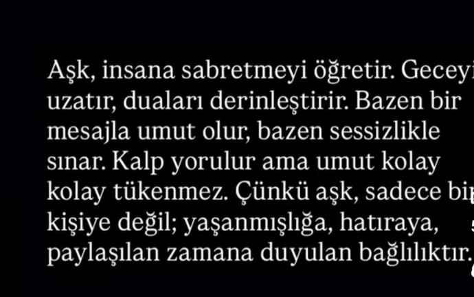 Aşk size ne öğretti?