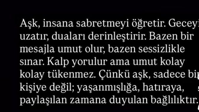 Aşk size ne öğretti?