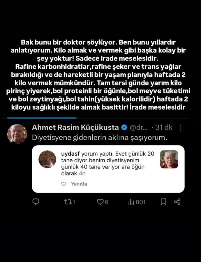 Kilo vermek ve almak isteyenler lütfen bu taktiği deneyin. Derin bir yerden geldi bu bilgi?