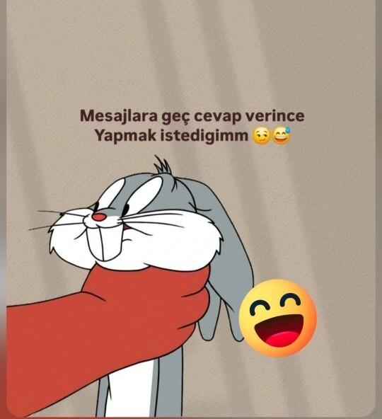 Mesajlara geç cevap verene yapmak istediğin ne?