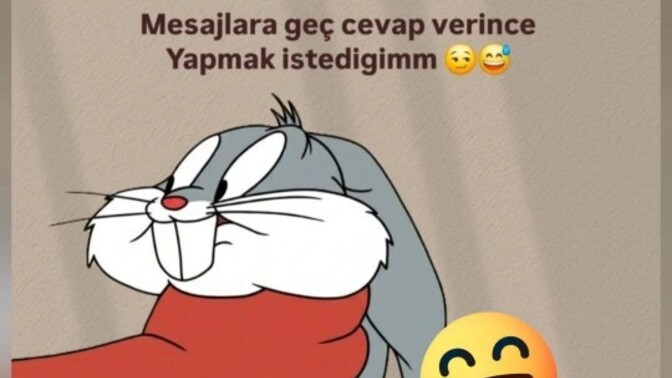Mesajlara geç cevap verene yapmak istediğin ne?
