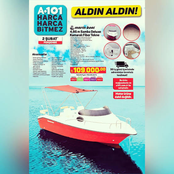 Hadi teknemize binip gidelim mi uzaklara?