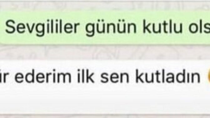 En son ne zaman sevgililer günü mesajı aldınız? Hadi bakimm 🤣😝?