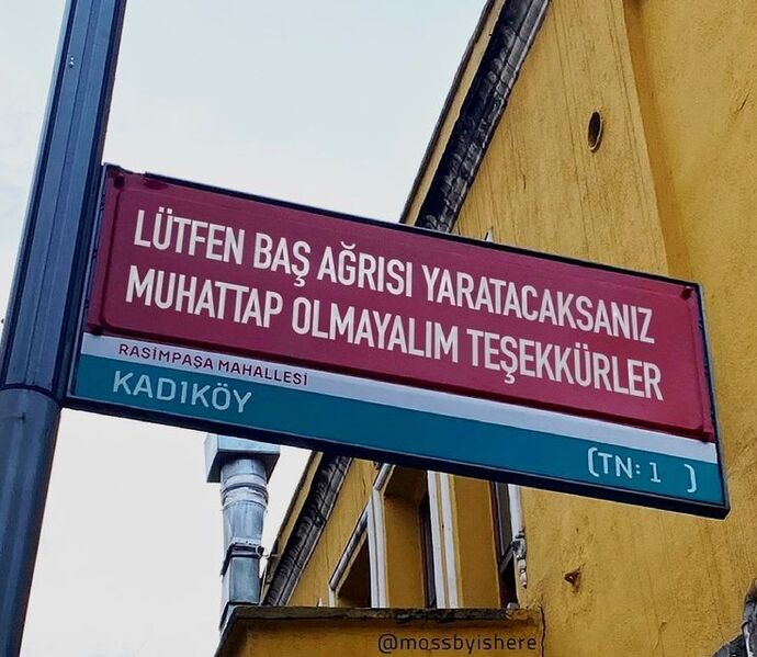 ya da hiç muhattap olmayalım xd
