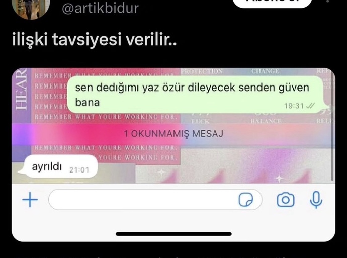 İlişki tavsiyeleriniz ne durumda?