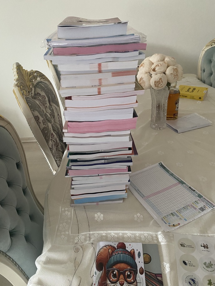 Bu kadar kitap ne zamana biter?