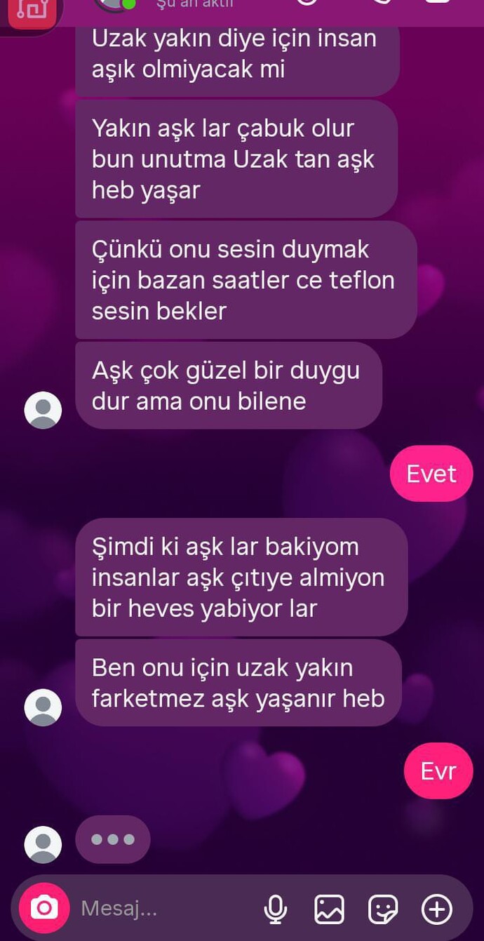 Benim flortozlugum şaka midir?