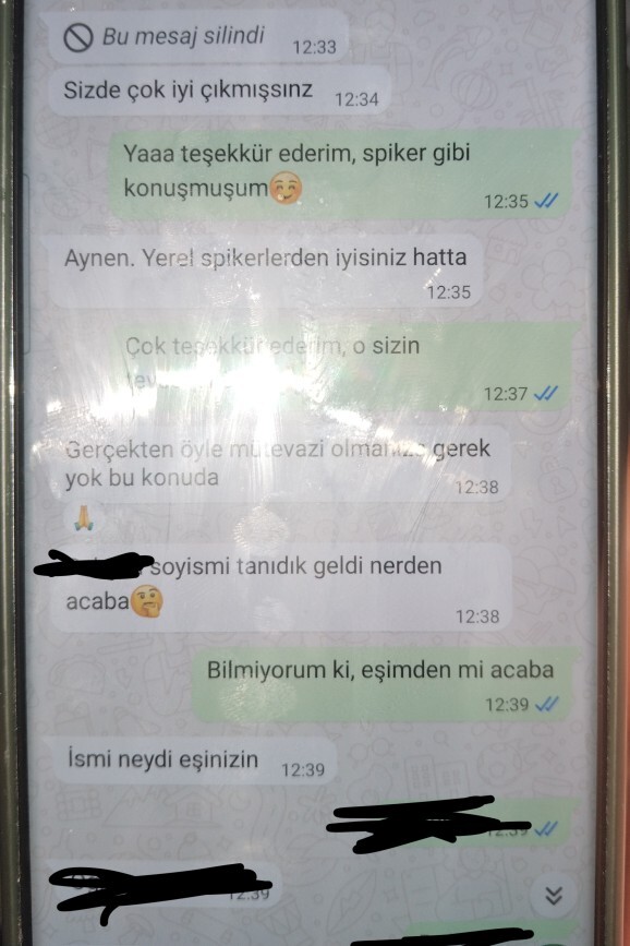 Anneme yurumuş bir tane oe elim ayağım titriyor sinirden?