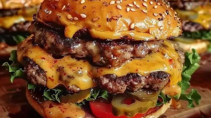 Görseldeki gibi bir hamburgere hayır diyebilir misiniz?