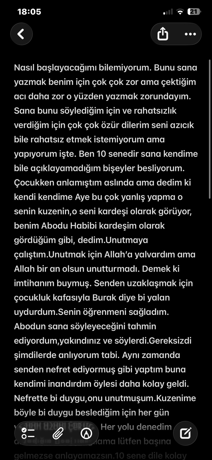 Sizce atmalı mıyım bu mesajı?