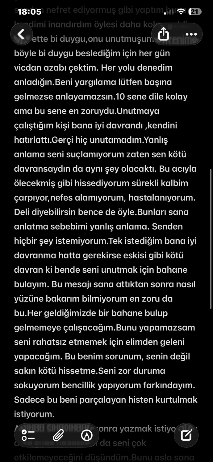 Sizce atmalı mıyım bu mesajı?