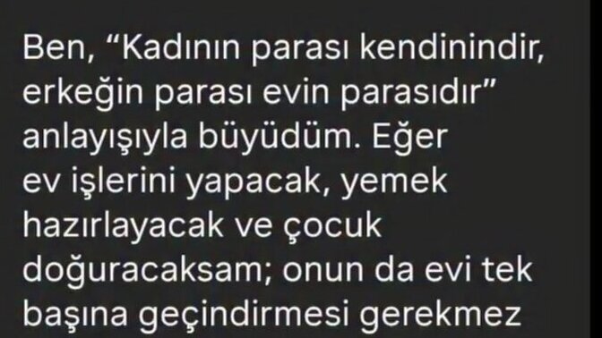 Evlilikte erkeğin parası evin ve kadının; kadının parası sadece kadının mıdır?