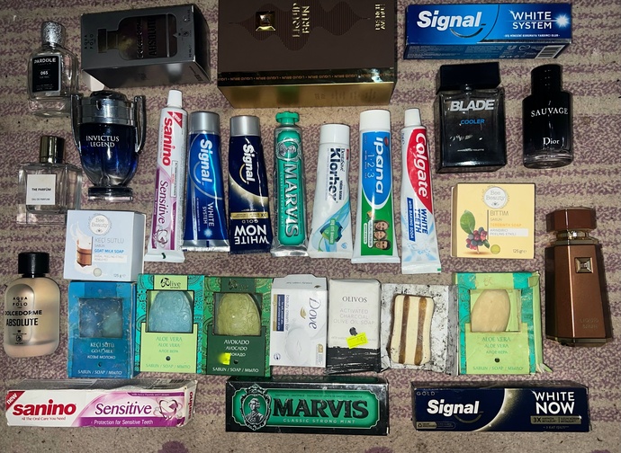 Bi erkeğe göre (Parfüm, Yüz sabunu ve Diş macunu) koleksiyonum nasıl 😅?
