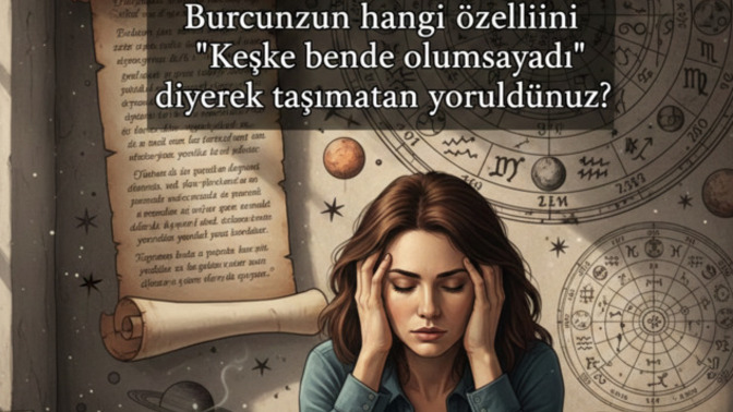 Burcunuzun hangi özelliğini 'Keşke bende olmasaydı' diyerek taşımaktan yoruldunuz?