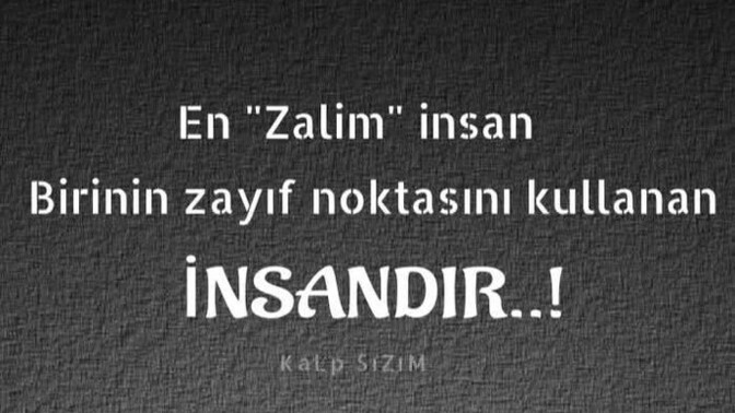 Zayıf noktazını kullananlar oldu mu?