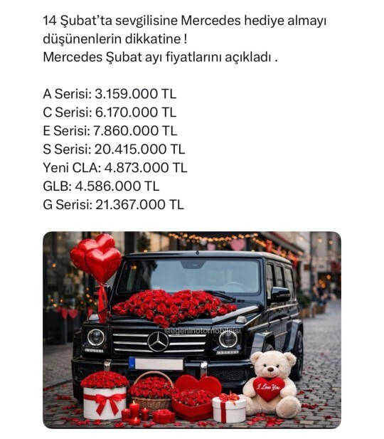 Sevgililer gününe özel hediye aldınız mı?