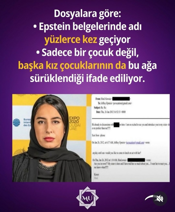 Epstein ve Birleşmiş Milletler dostluğu bazıları insan hakları mahkemesne gidelim diyor adalet böyle bulunabilir mi sizce?