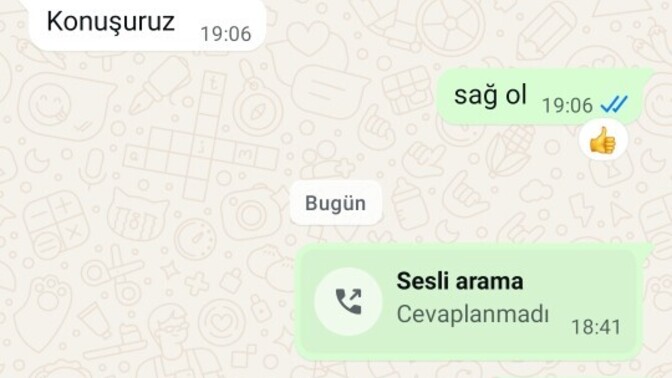 Eski mesajlari okurken eximi aradım yanlışlıkla kızar mi?
