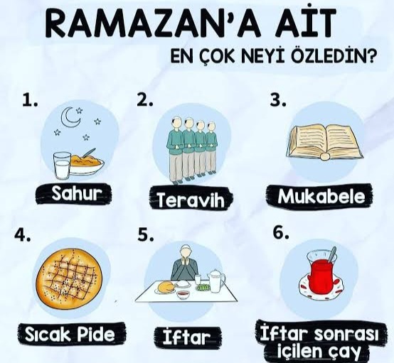Ramazana ait en çok neyi ozlediniz?