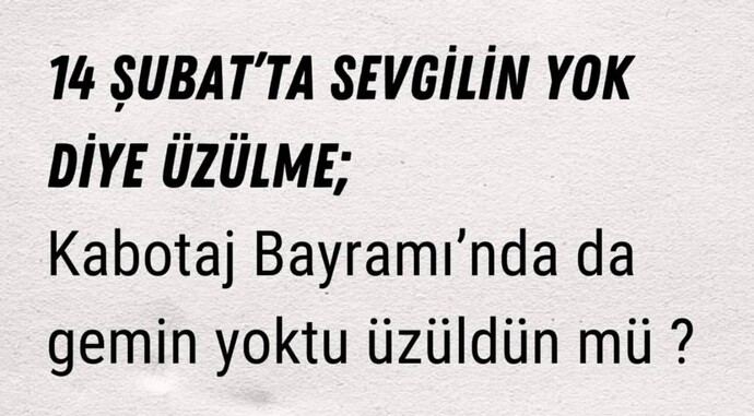 14 Şubat ta sevgilim yok diye üzülen var mı?