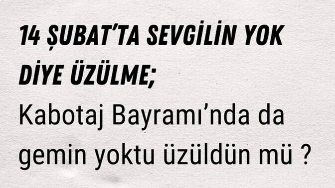 14  Şubat 'ta sevgilim yok diye üzülen var mı?