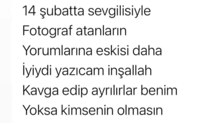 Sevgililer günü planınızı yaptınız mı?