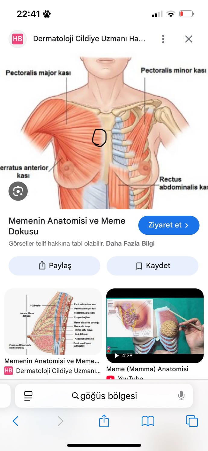 Göğüste bu noktada ağrı?