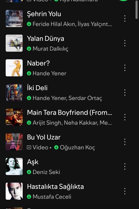 Güzel dinlenilir şarkıları paylaşın?
