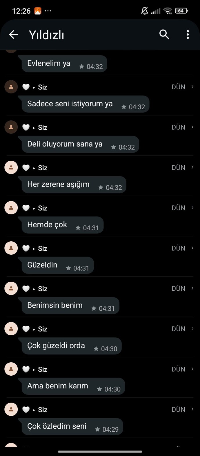 Sevgilimin her konuşması böyleeeeee seviyor beni gerçekten dimiii?