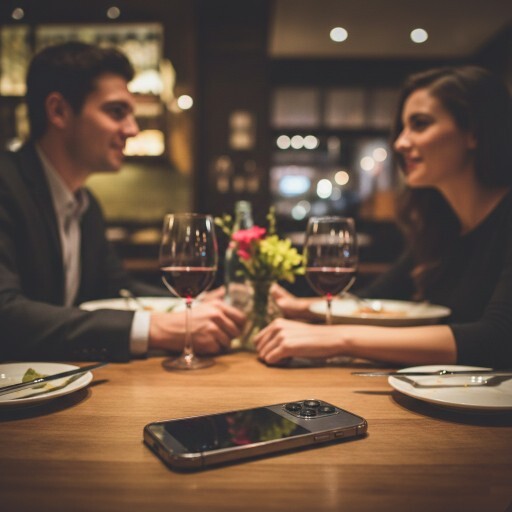 İlk buluşmada telefonunu masaya ters koyan flörte güven seviyeniz yüzde kaç olur📱?
