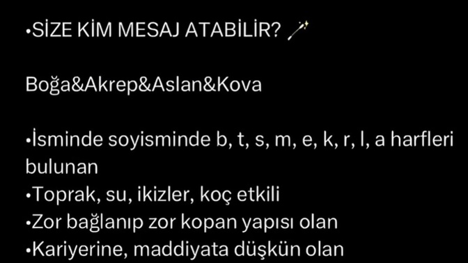Burcunuza göre yakında kimden mesaj alacaksınız, astroloji tahmini yapayım mı?