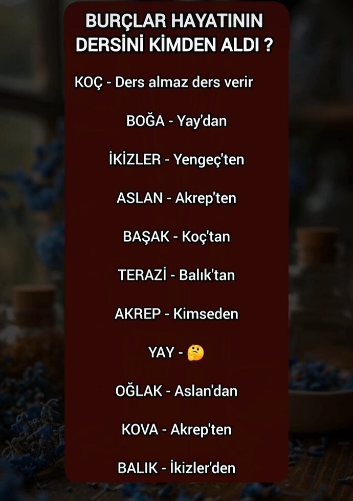 Hayatınızın dersini kimden aldınız?