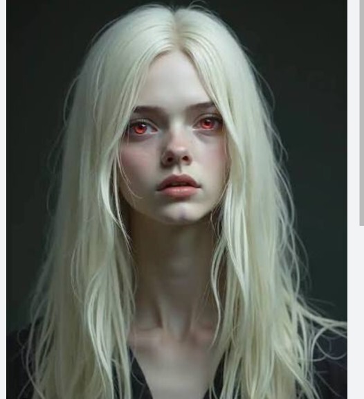 Albino kadınlar muhteşem güzellikte değil mi?
