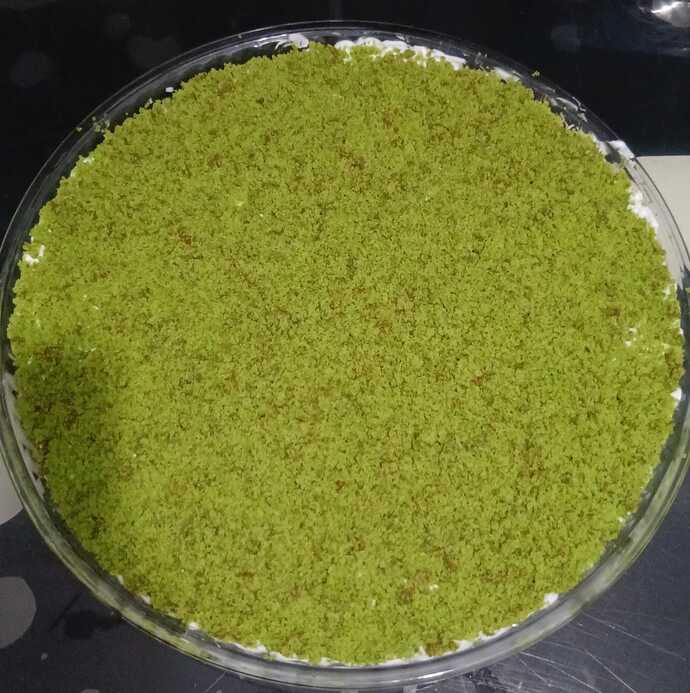 Kek mi yaptım yoksa halı saha mı ektim emin değilim 😄Nasıl görünüyooor?