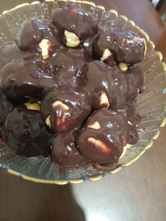 Ev yapımı profiterol yaptım, profiterol sever misiniz 🍰?