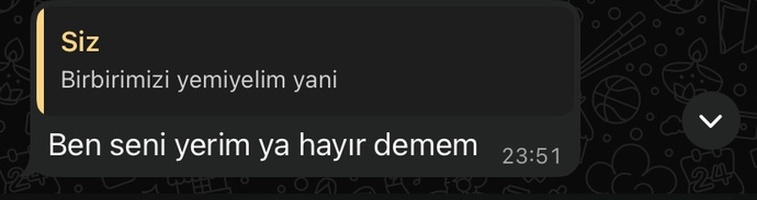 Sevgilim böyle yazdı normal bi anlam mı yoksa kötü mü?