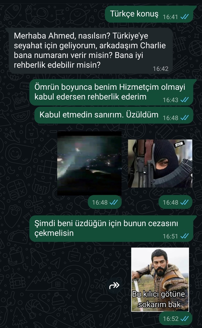 Bu mesajlar neyin nesi?