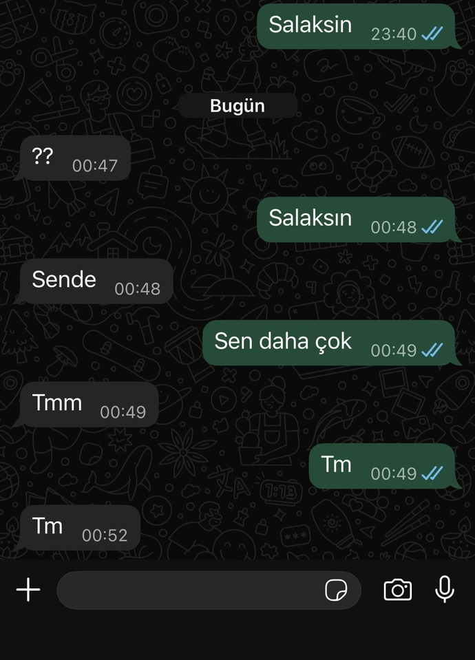 Eski sevgilimle iletişimimiz rezalet dğeil mi 🥱?