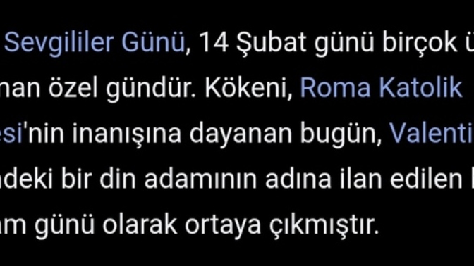 14  Şubat  Sevgililer Günü sizce gerçekten anlamlı mı yoksa boş bir tüketim günü mü?