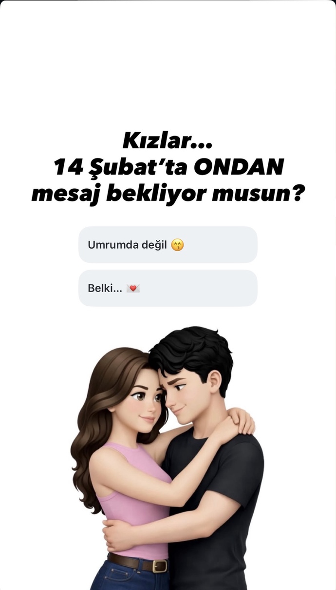 Sevgililer Gününe Özel Mesaj Beklediğiniz Birisi var mı?